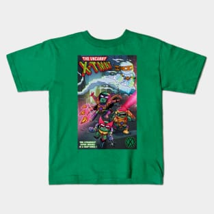 The Strangest Super Heroes in a Half-Shell Kids T-Shirt